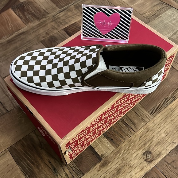 🔥 VANS Classic slip-on Checkerboard sneakers NWT - Picture 6 of 8